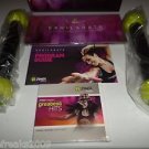 ZUMBA EXHILARATE FITNESS SYSTEM DVD,TONING STICKS,ZUMBA CD W/BOX NEW PLEASE READ