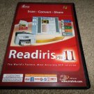 READIRIS PRO 11 SCAN CONVERT SHARE WINDOWS CD-ROM