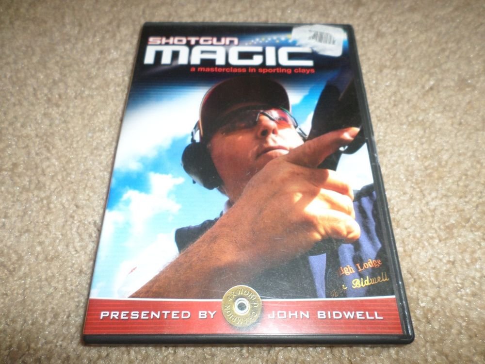 SHOTGUN MAGIC MASTERCLASS SPORTING CLAYS JOHN BIDWELL DVD **RARE**