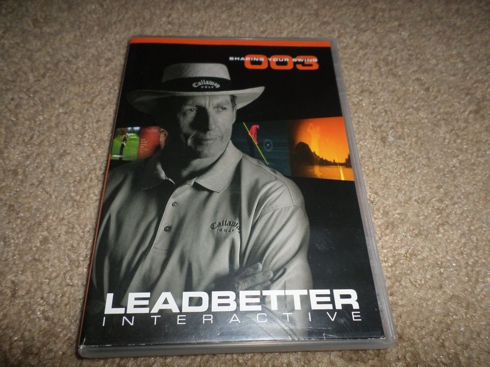 DAVID LEADBETTER INTERACTIVE SHAPING YOUR SWING 003 GOLF DVD