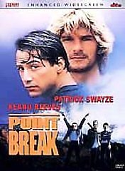 Point Break (DVD, 2001) PATRICK SWAYZE,KEANU REEVES RARE OOPRINT