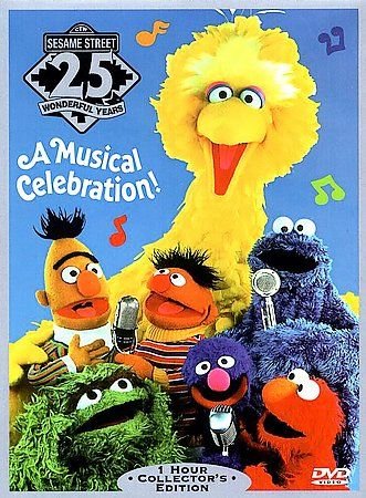 Sesame Street 25 YEARS A Musical Celebration (DVD, 1997)