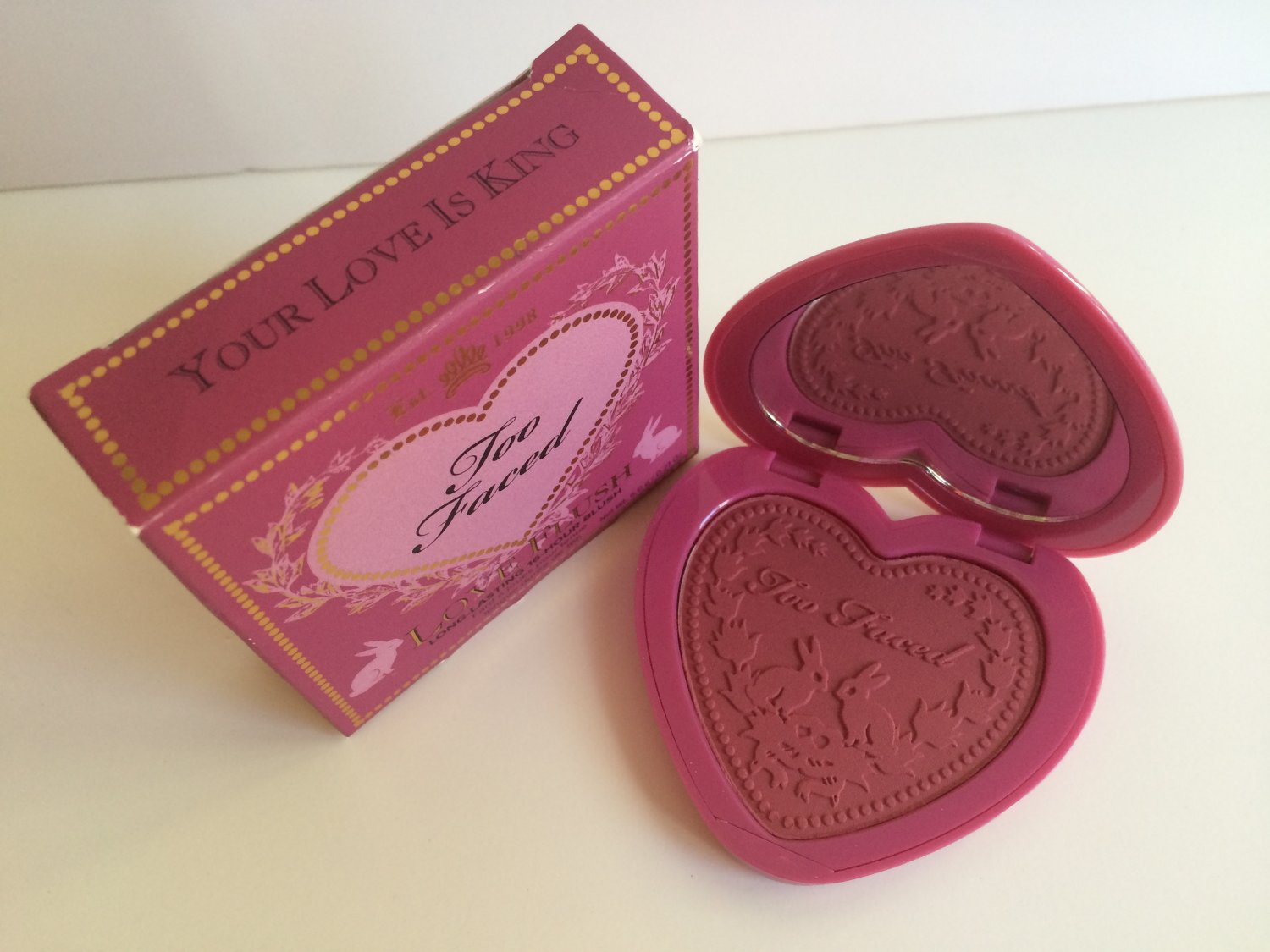 Too Faced Love Flush Long Lasting 16 hour Blush - Your Love is King (BNIB) ...