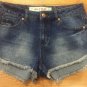Womens Denim jean short Love fire Size 9/10 New no tags