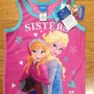NEW GIRLS DISNEY FROZEN ELSA AND ANNA SISTERS FOREVER T-SHIRT Small size 4
