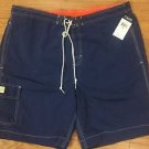 Chaps Men's Swim Trunks, shorts pants in Navy Blue  - New With Tags Size XL