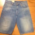 LEVI'S Mens 569 Light Wash Loose Straight Shorts  Size available 32  NWT