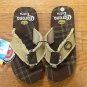 New size 8-9 Corona Rubber sole & Cotton Beach Sandal Flip Flop w/Bottle Opener