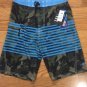 Boys Youth pipeline Swim Shorts Trunks Size 14-16 camo with blue stripes New