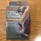 spri padded lifting straps workout weight gloves brand new