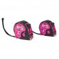 Girl Power The Original Pink Box Pb2tape 2-Piece Tape Measure Set Tool Ladies Ne