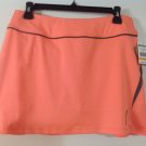 Reebok  performance tennis- golf skirt skort medium M  peach gray trim Brand new