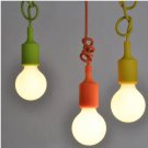 Vintage Colorful Ceiling Lamp Fixture Pendant Light Bulb DIY Chandelier Decor