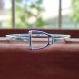 Equestrian Stirrup Bangle Bracelet Horse Sterling Silver,Horse Stirrup Jewelry