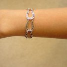 Horseshoe Bracelet .925 Sterling Silver Equestrian Jewelry,Horse Jewelry
