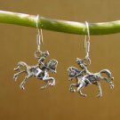 Saddlebred Gaited Walking Horse and Rider Earrings,Equestrian Jewelry  Gifts