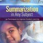 SUMMARIZATION IN ANY SUBJECT 50 TECHNIQUES IMPROVE STUDENT LEARNING RICK WORMELI