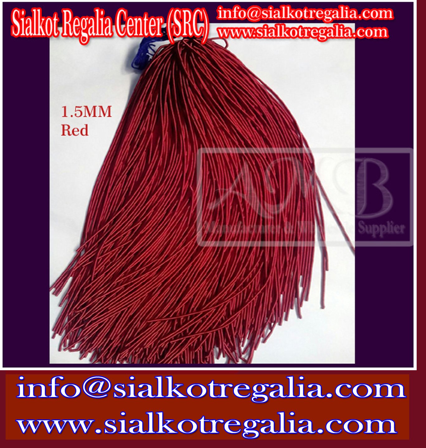Bullion wire thread
