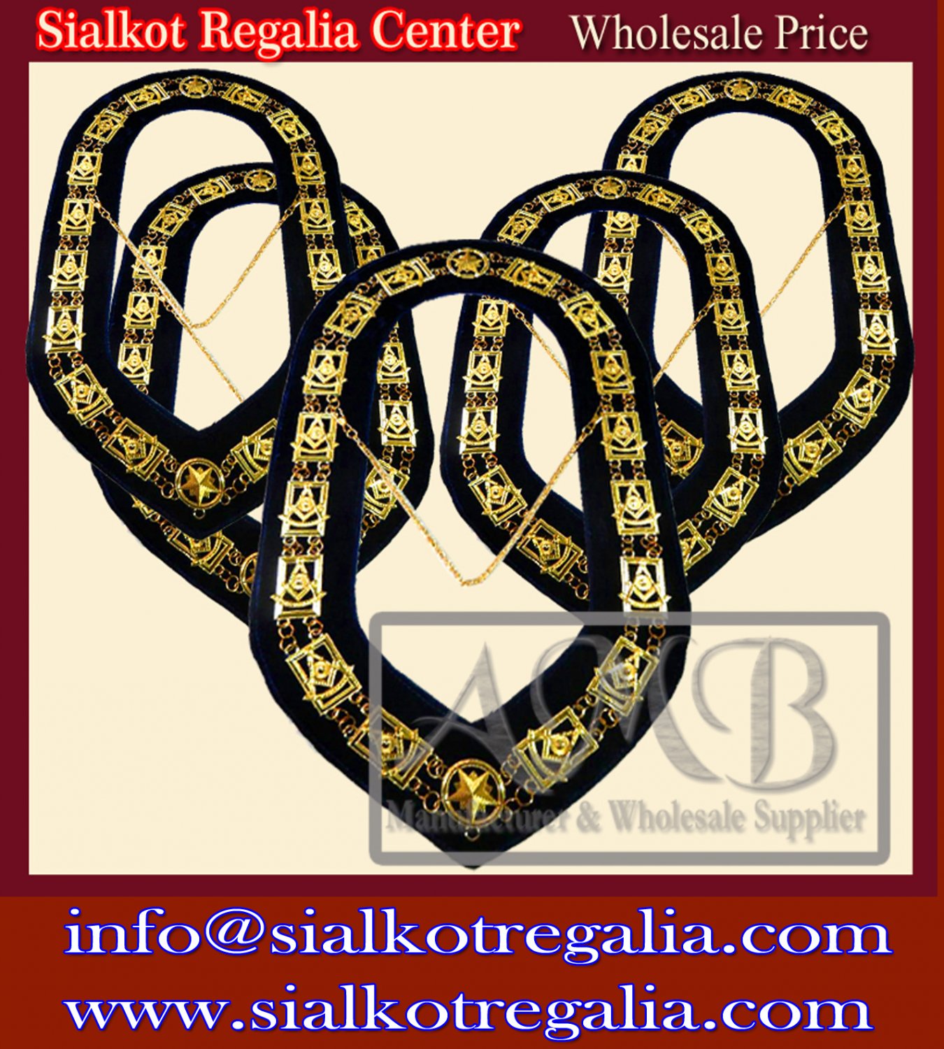 Masonic chain collar