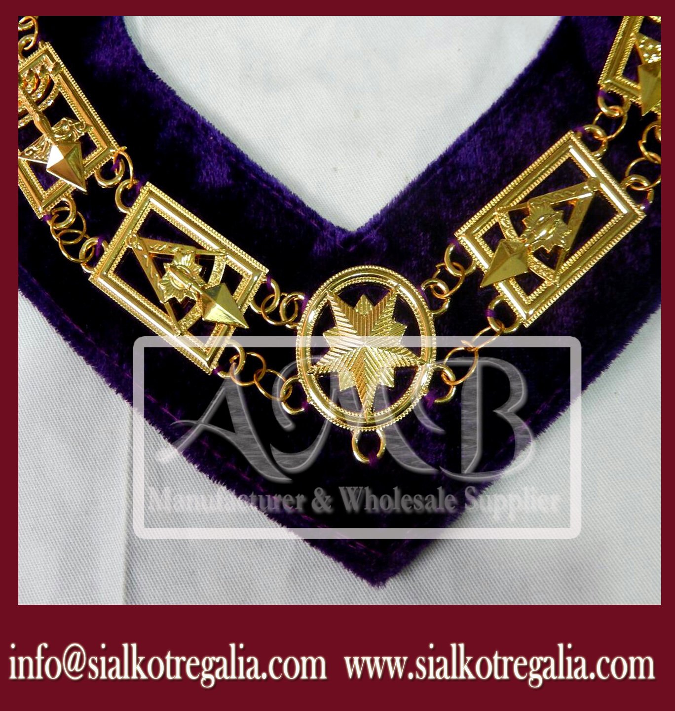 Masonic chain collar
