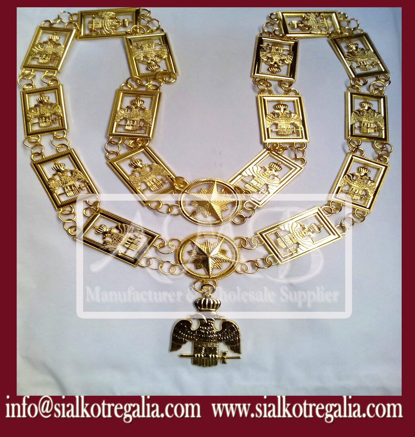 Masonic chain collar