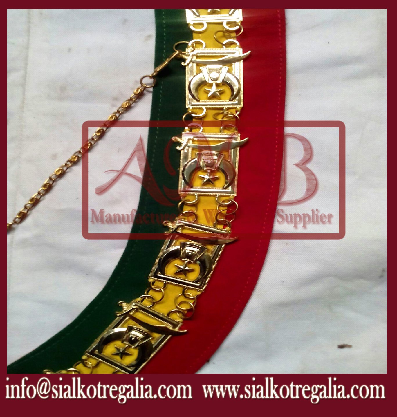 Masonic chain collar