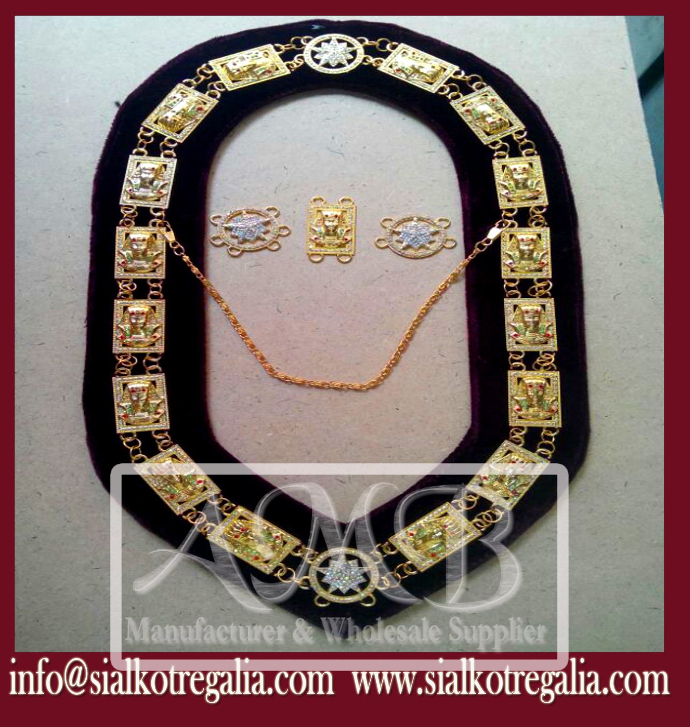 Masonic chain collar
