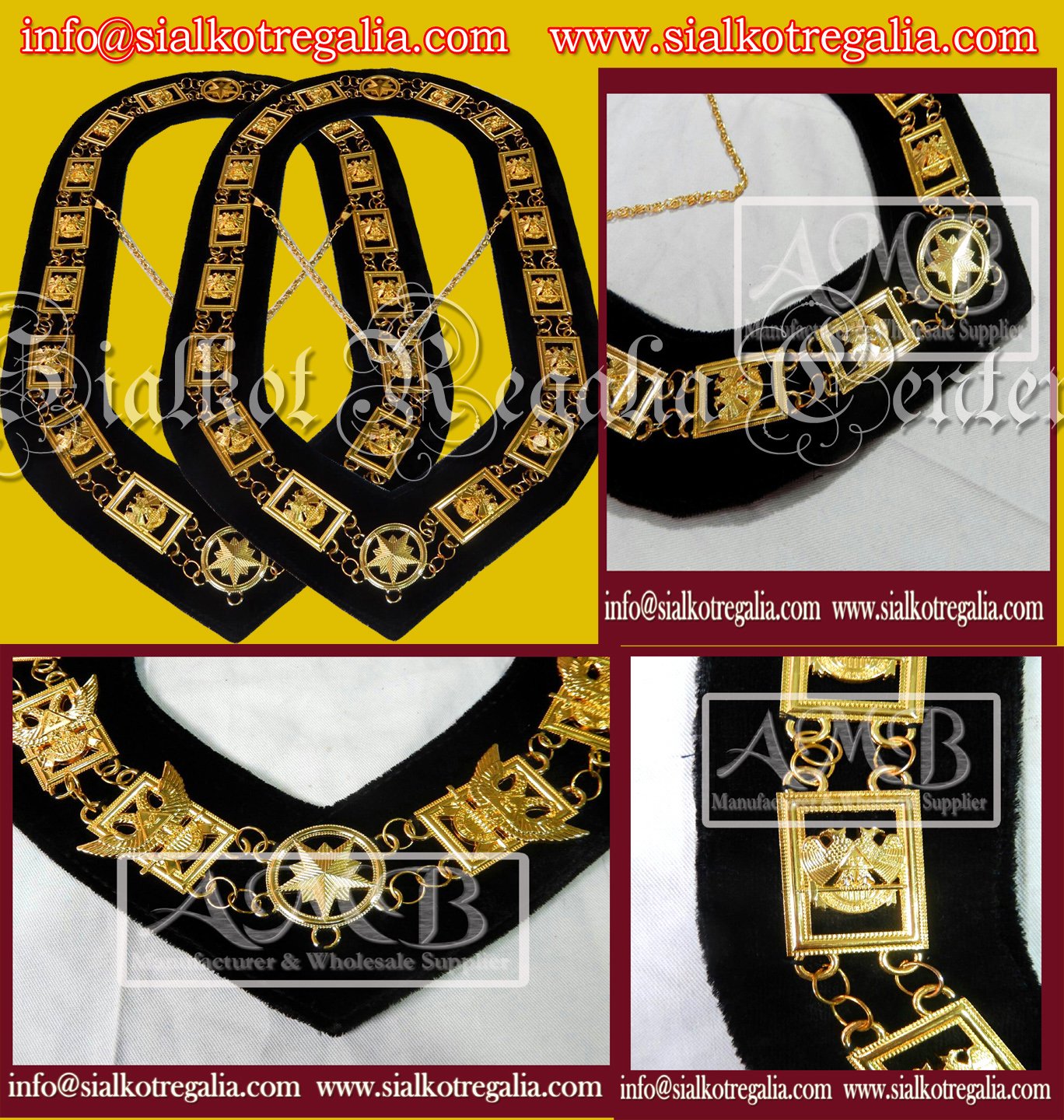 Masonic chain collar