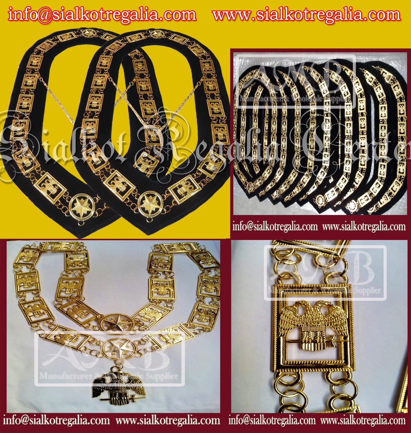 Masonic chain collar