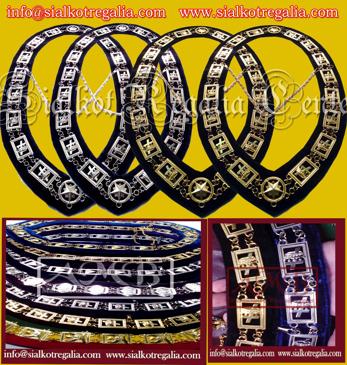 Masonic chain collar