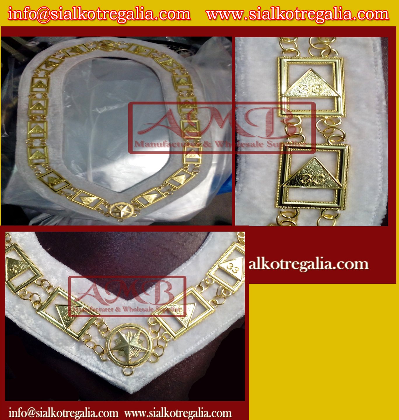 Masonic chain collar
