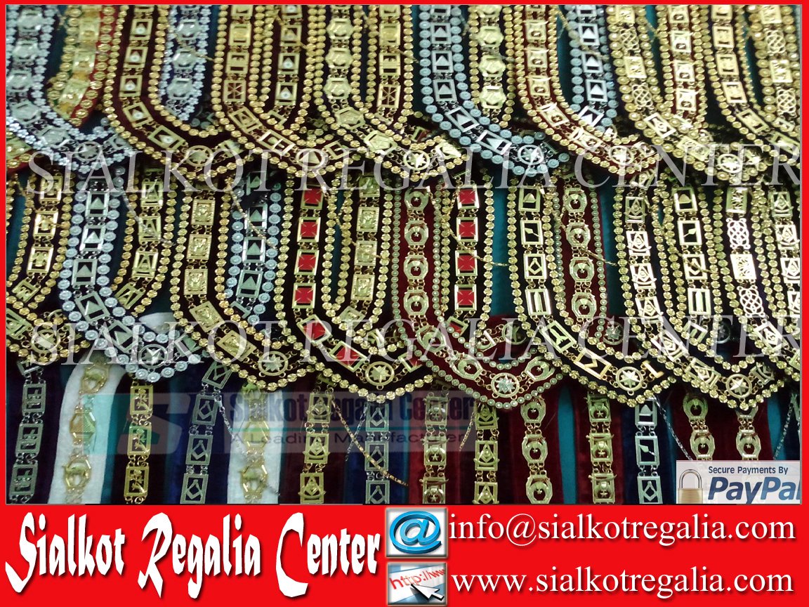 Grotto Masonic Grotto Chain collar Gold