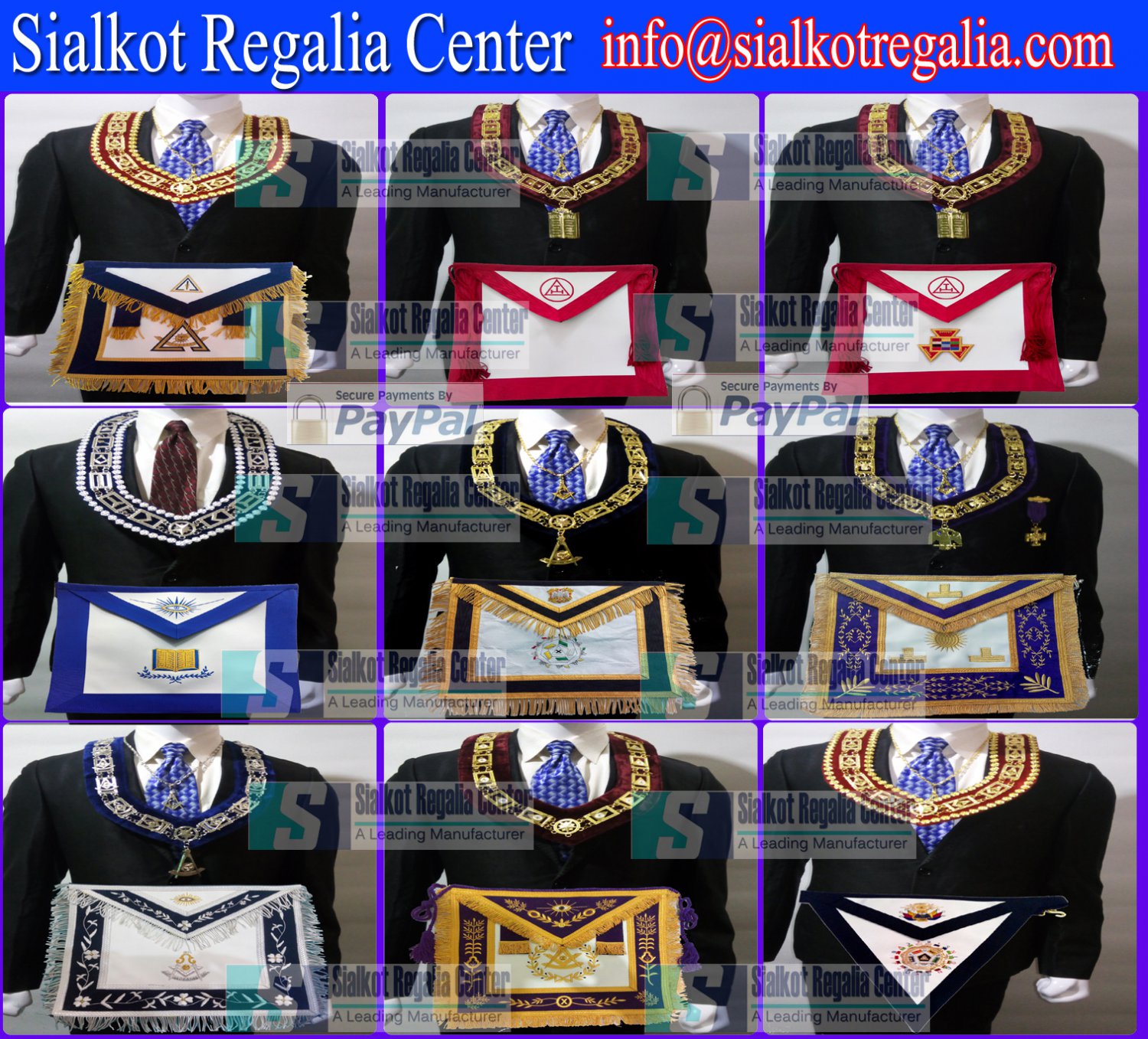 Masonic Scottish rite Apron