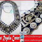 Past master Rhinestone Chain collar silver plated