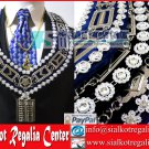 Masonic Blue Lodge chain collar rhinestones