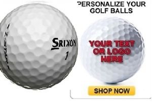 3 Dozen Srixon Z Star Custom LOGO Refinished Golf Balls Text or  Image