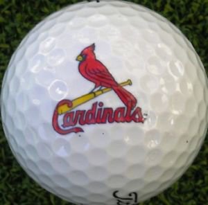 (36) 3 Dozen Titleist Mix Near Mint MLB (St. Louis Cardinals) Used Golf Balls
