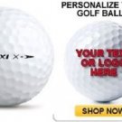 3 Dozen Nike 20XI-X Custom LOGO Refinished Golf Balls Text or Image