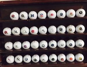 Complete Set (ALL 32 Teams NFL HELMET TEAM LOGO) Pinnacle Golf Balls Near Mint