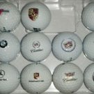 3 Dozen (Assorted Luxury Car LOGO'S ) Bridgestone Near Mint AAAA Used Golf Balls