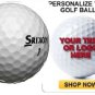 6 Dozen Srixon Z Star Custom LOGO Refinished Golf Balls Text or Image
