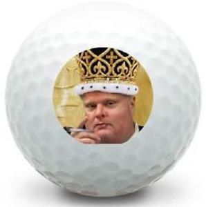 3 Dozen (ROB FORD TORONTO X MAYER LOGO ) Nike Near Mint Used Golf Balls