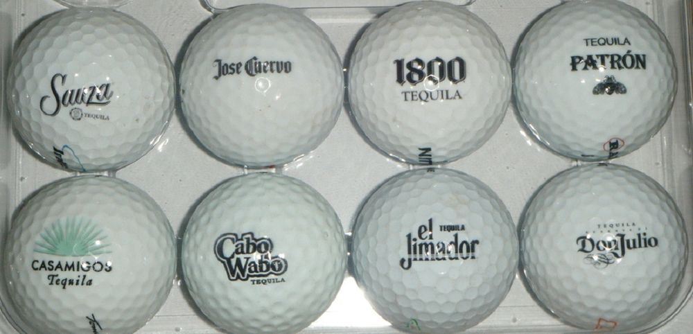3 Dozen (Assorted Tequila LOGO'S ) Bridgestone Near Mint AAAA Used Golf Balls