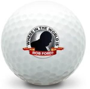 3 Dozen (ROB FORD TORONTO X MAYER Cool LOGO ) Nike Near Mint Used Golf Balls