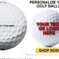 1 Dozen Titleist Prov1X 2014 Personalized Refinished Golf Balls Text Or Image