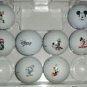 (36) 3 Dozen (The Simpsons Logo) Pinnacle Mix Near MINT AAAA Golf Balls