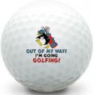 1 Dozen Nike Near Mint (Out of My way I'm going golfing LOGO) Used Golf Balls