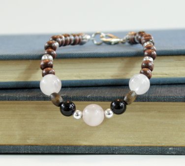 Rose Quartz Beaded Bracelet