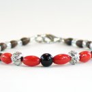 Red Coral Beaded Bracelet