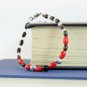 Red Coral Beaded Bracelet